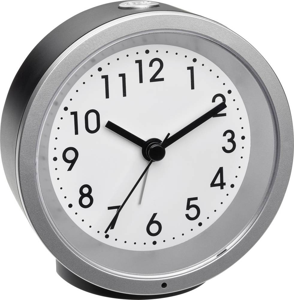 TFA Dostmann 60.1034.01 Quarz alarm clock black Alarmzeiten 1