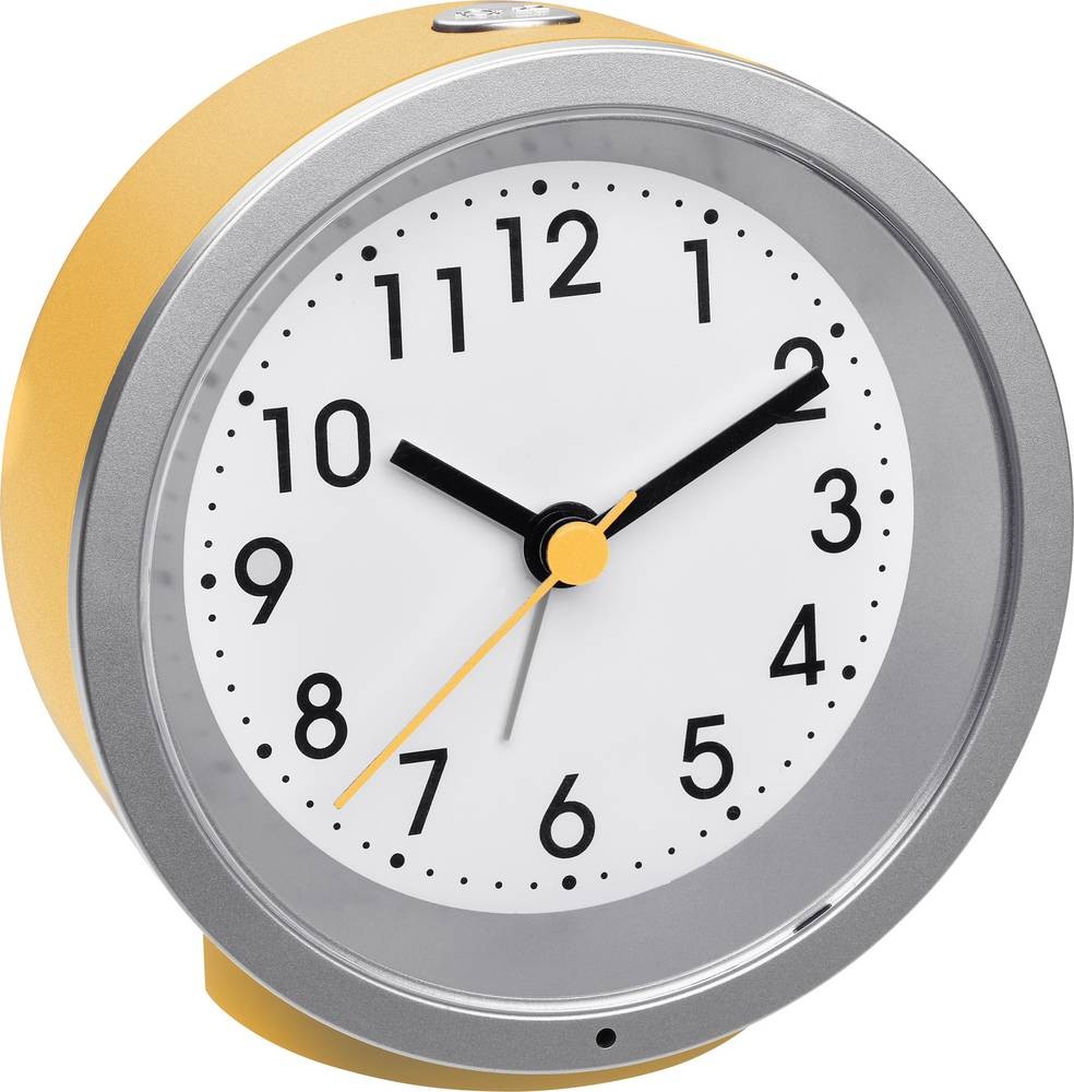 TFA Dostmann 60.1034.07 Quarz despertador Sonnengelb Alarmzeiten 1