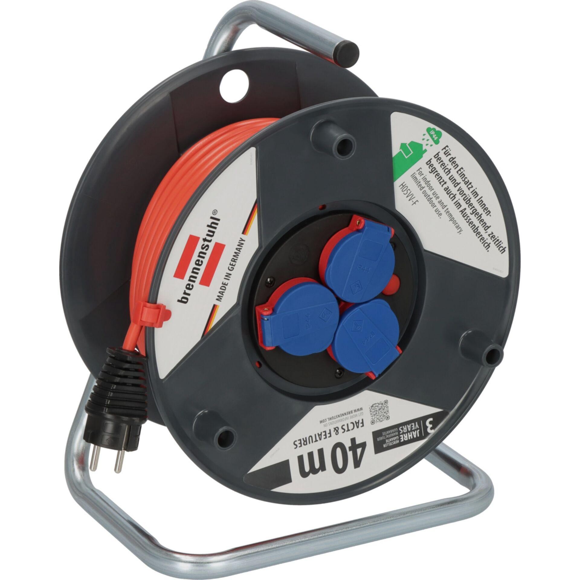 Brennenstuhl 1098540001 cord reel - Brennenstuhl 1098540001, Black,