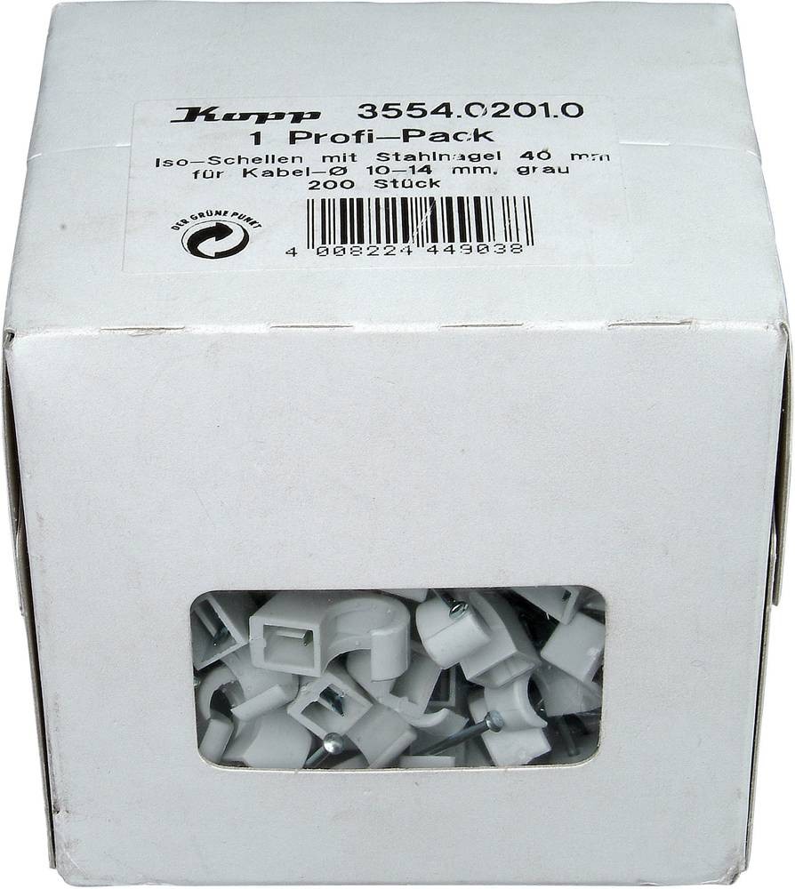 Kopp 355402010 Nagelschellen 355402010 Bündel-Ø-Bereich 10 jusque