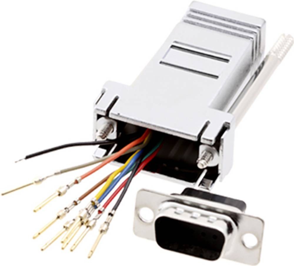 Encitech DA09-SMJ8-M-K-RC D-SUB Adapter D-SUB-Buchse 9pol. - RJ45-