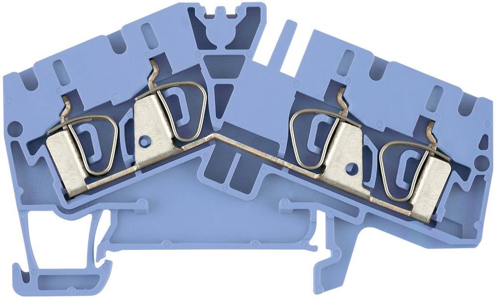 Weidmüller 1771420000-1 Durchgangsreihenklemme Zugfeder blue