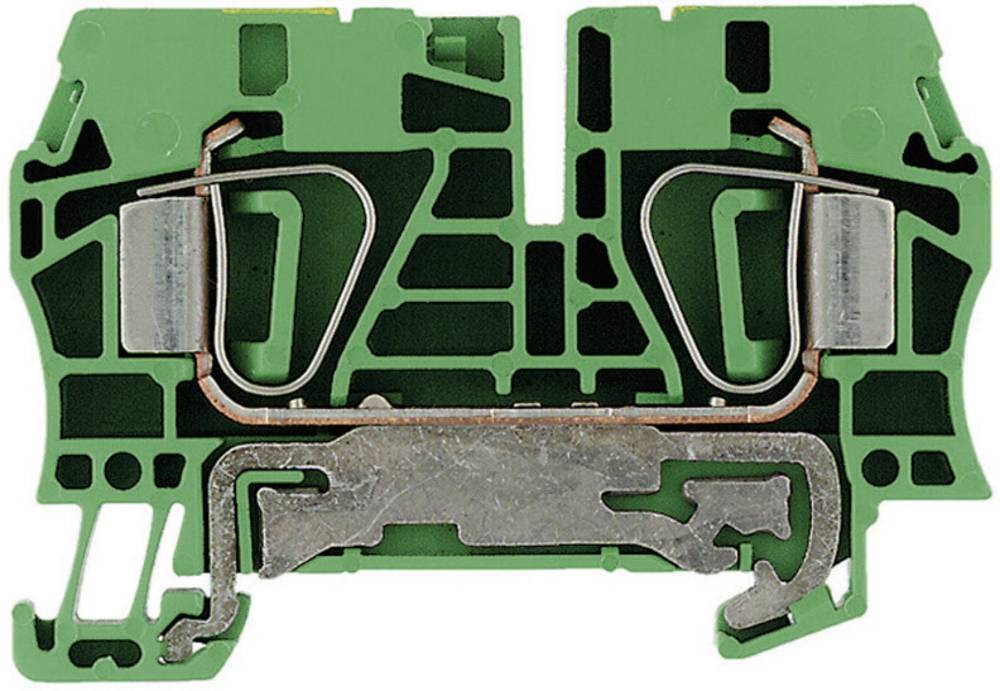 Weidmüller 1608670000-1 Schutzleiterklemme Zugfeder green-Gelb