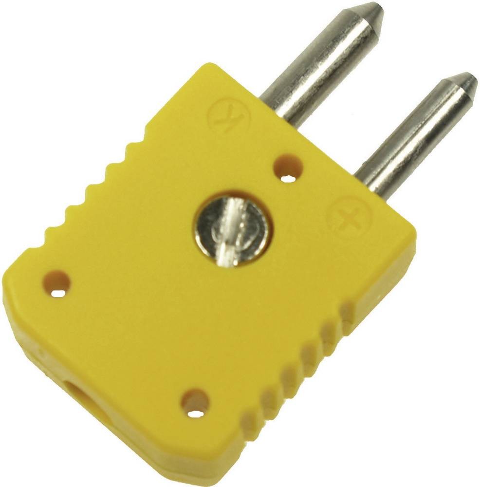B + B Thermo-Technik 0220 0004 Standardplug Typ K, yellowGelb Inhalt: