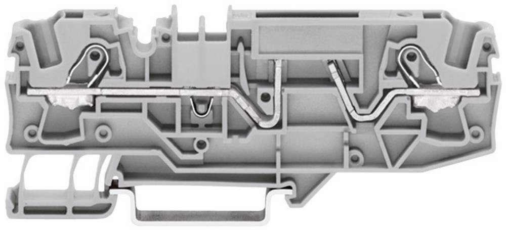 WAGO 2002-1681 Sicherungsklemme 5.20mm Zugfeder Belegung: L Grau