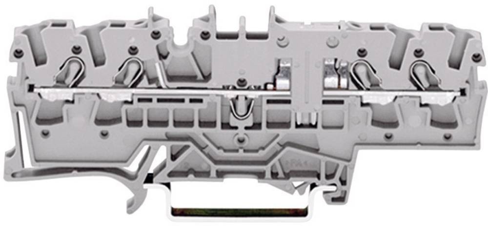 WAGO 2002-1801 Durchgangsklemme 5.20mm Zugfeder Belegung: L grey