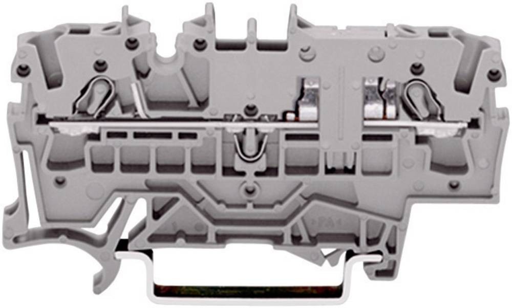 WAGO 2002-1601 Durchgangsklemme 5.20mm Zugfeder Belegung: L grey