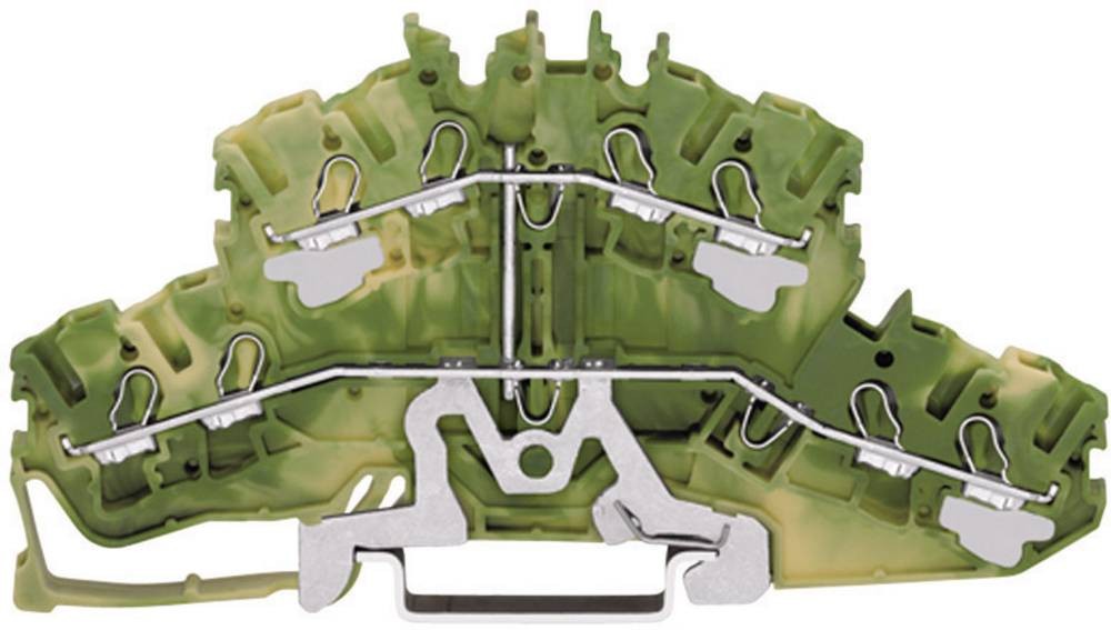 WAGO 2002-2407 Doppelstock-Durchgangsklemme 5.20mm Zugfeder Belegung:
