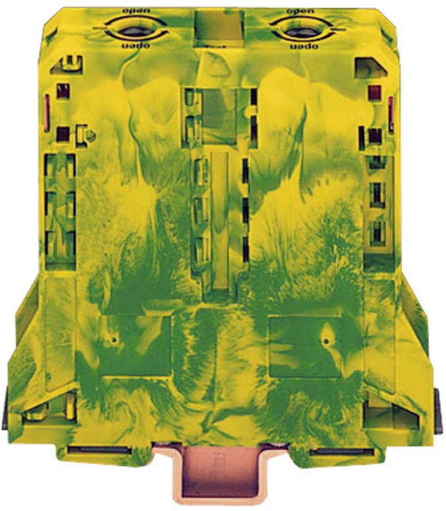 WAGO 285-197 Schutzleiterklemme 25mm Zugfeder Belegung: PE green,