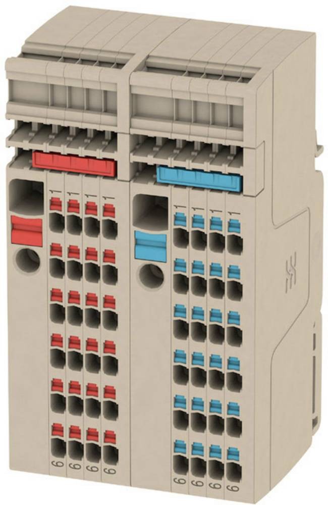 Weidmüller 2506380000 Verteiler-Reihenklemme Zugfeder Beige 1St.