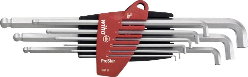 Wiha 35480 mit ProStar Halter (35480) 10tlg. I Innensechskant Satz