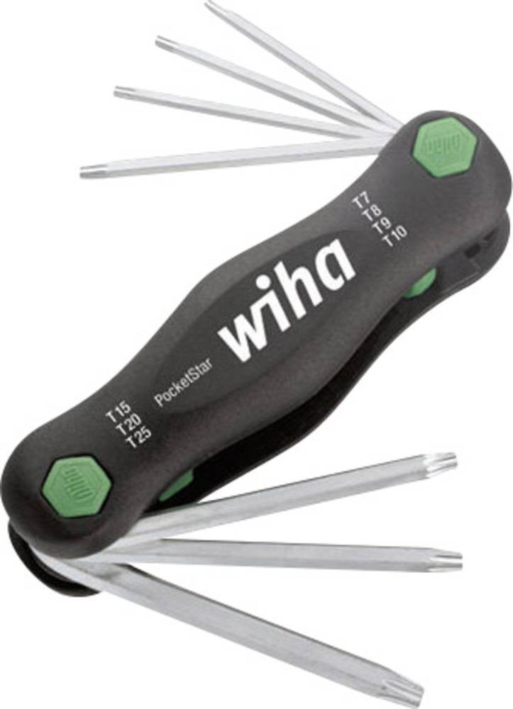 Wiha Innen-TORX Winkelschraubendreher-Set T 7, T 8, T 9, T 10, T 15,