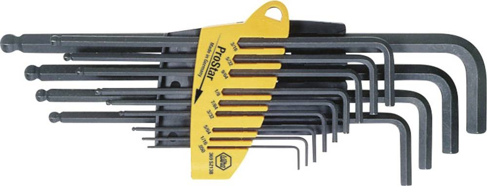 Wiha Innen-Sechskant Winkelschraubendreher-Set 0.05 Zoll, 1/16 Zoll,