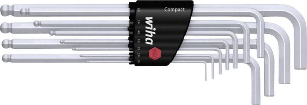 Wiha Innen-Sechskant Winkelschraubendreher-Set 1.5 mm, 2 mm, 2.5 mm,