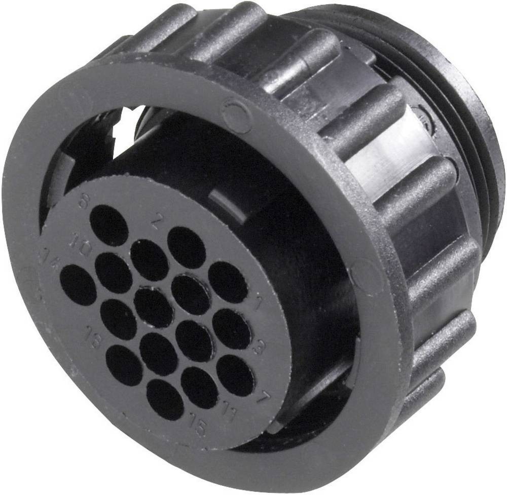 TE Connectivity Circular Connector, 16 Contacts, In-line, Socket, CPC