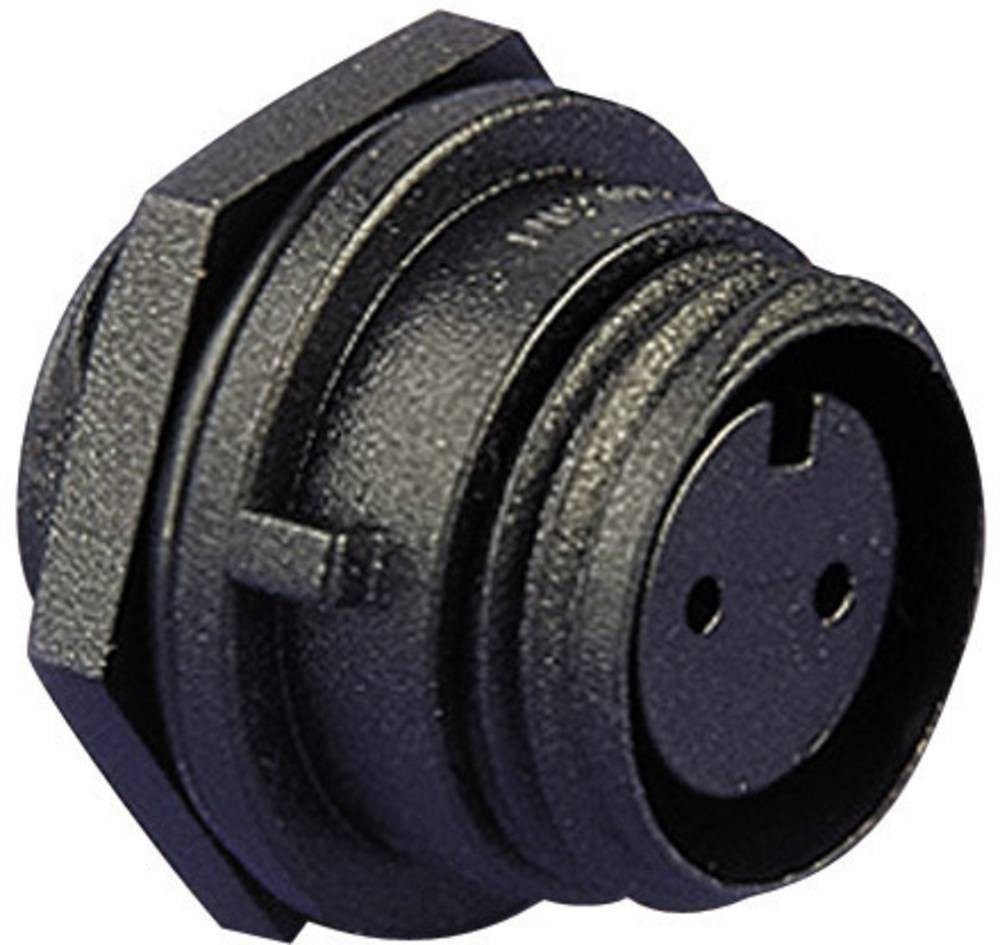 Bulgin Circular Connector, 2 Contacts, Front Mount, Miniature