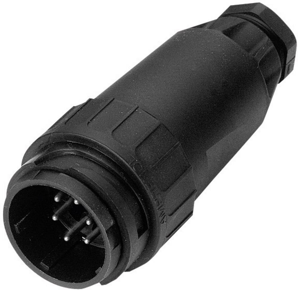 Amphenol C016 10I012 003 2 Rundplug Stecker, gerade Gesamtpolzahl: 12