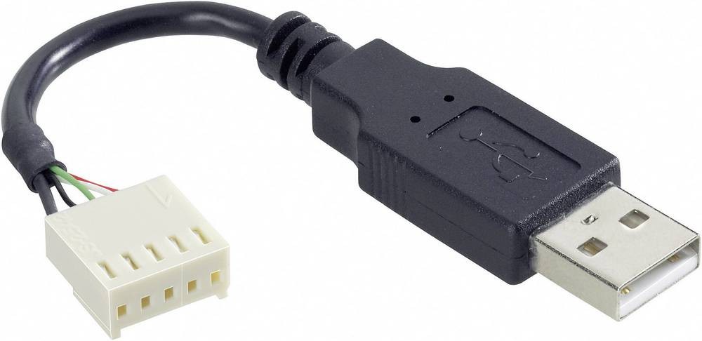 USB-Adapter-Verbindungskabel 2.0 Stecker, gerade 14193 USB-A 14193