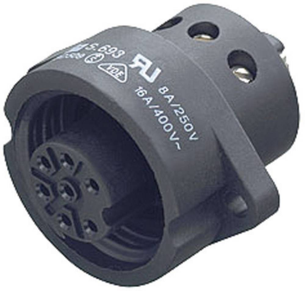 BINDER 09-4220-00-07 Rundstecker Stecker Einbau Serie Rundsteckver