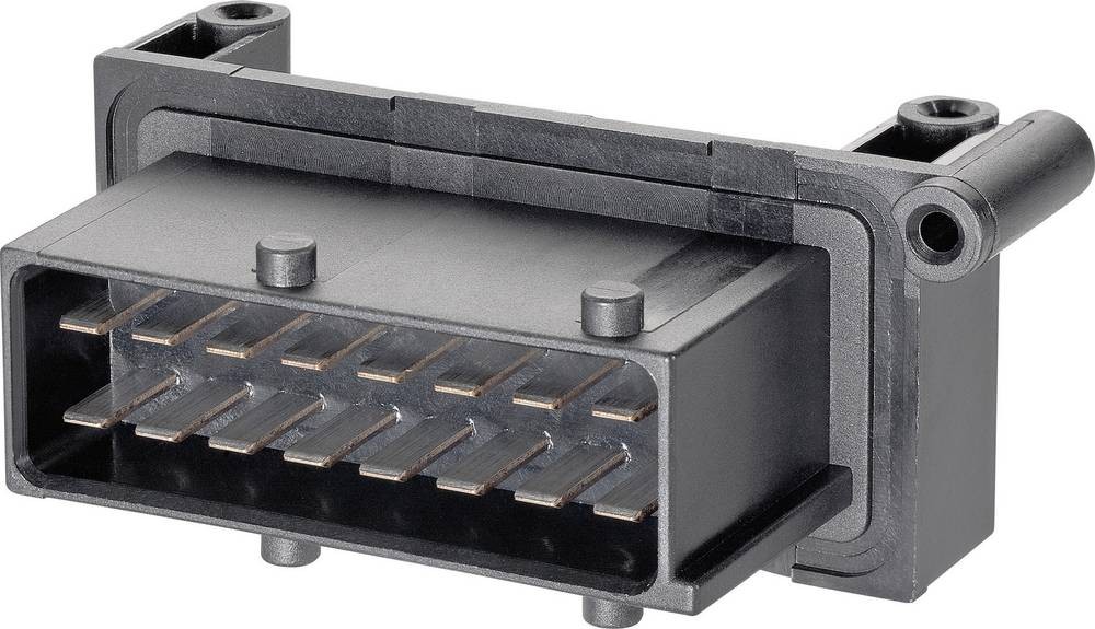 TE Connectivity Automotive Connector Plug Black Through Hole 16 Way,