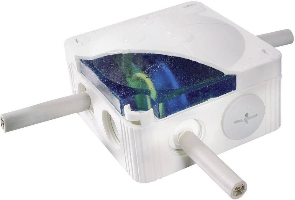 Wiska 10060457 Abzweigkasten avec Vergussmasse (L x B x H) 85 x 85 x