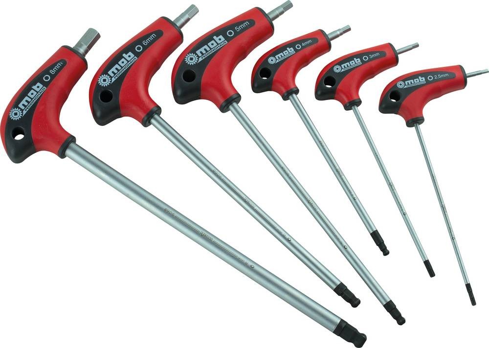 Peddinghaus Winkelschraubendreher-Set 3 mm, 4 mm, 5 mm, 6 mm, 8mm