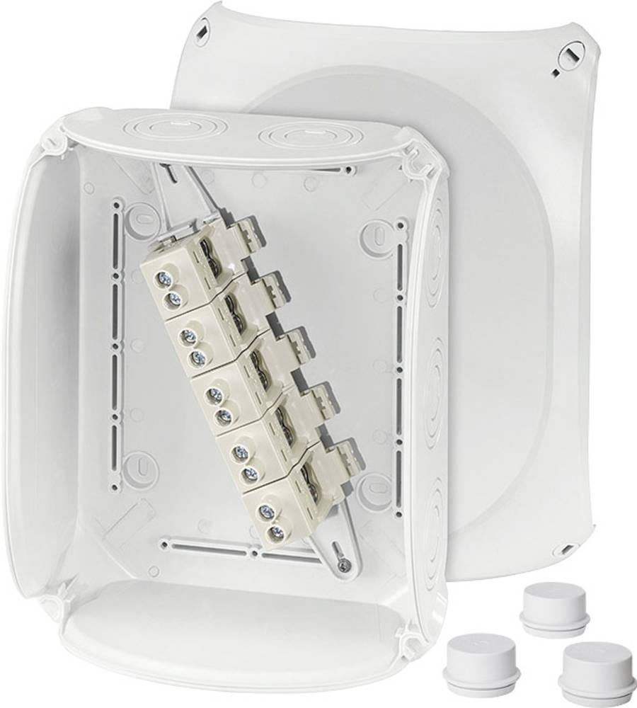 Hensel 62000016 Abzweigkasten (L x B x H) 112 x 255 x 205mm Lichtgrau