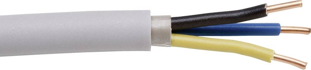 Kopp 153110843 Mantelleitung NYM-J 3G 2.5mm² grey 10m