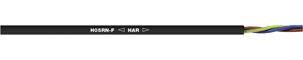 LAPP 1600252/100 Anschlussleitung H05RN-F 3 x 0.75mm² noir 100m