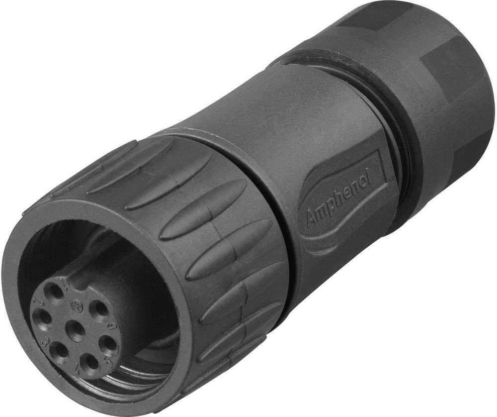 Amphenol C016 10D006 010 12 Rundplug Kupplung, gerade Gesamtpolzahl: