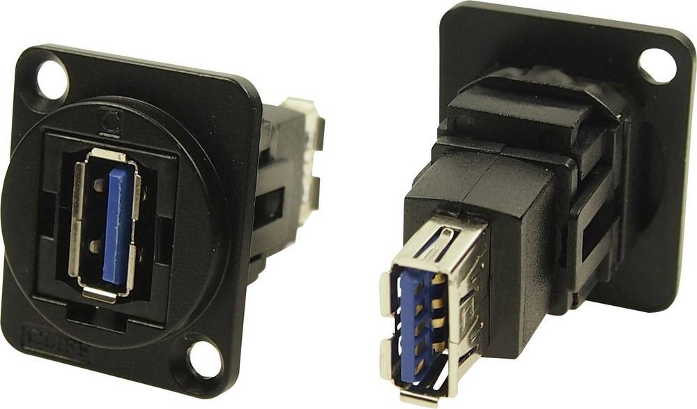 Cliff XLR adaptor USB A female 3.0 at USB B female 3.0 Adapter,
