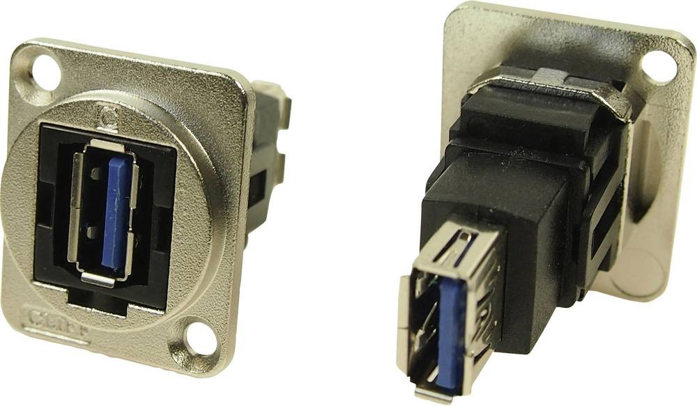 Cliff XLR Adapter USB A Buchse 3.0 auf USB A Buchse 3.0 Adapter,