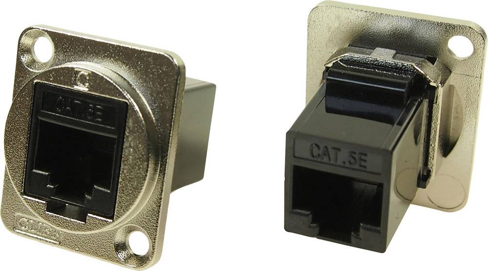 Cliff XLR adaptor UTP RJ45 Cat5e Adapter, Einbau CP30220M CP30220M