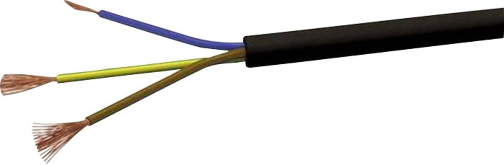 VOKA Kabelwerk H05VVF3X075 Schlauchleitung H03VV-F 3 x 0.75mm² noir