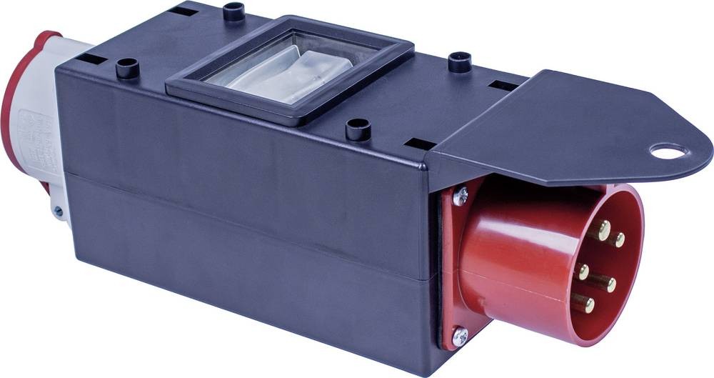 CEE-Adapter MIXO NAHE 1xCEE-Stecker 400V,32 A,5-polig IP44 AS-SCHWABE