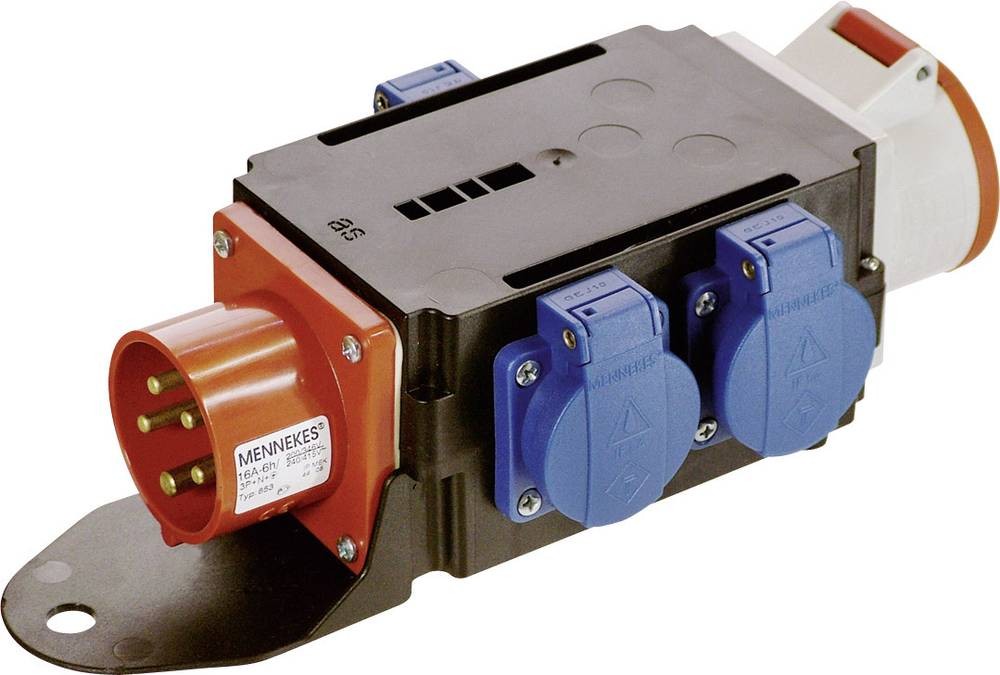 CEE-adaptateur MIXO BRIGACH 1xCEE-prise mâle 400V,16 A,5-polig IP44