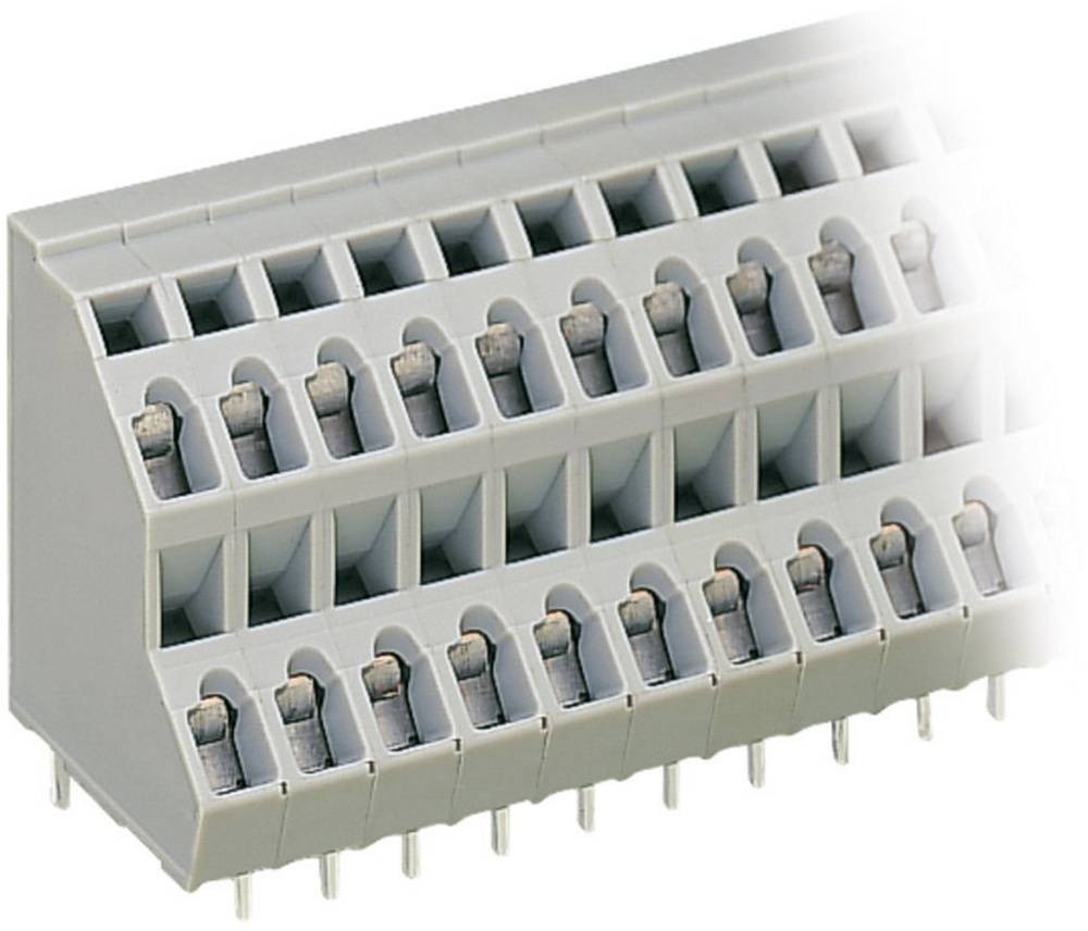 WAGO 736-108 Doppelstockklemme 2.50mm² Polzahl 16 grey 1 pc(s)