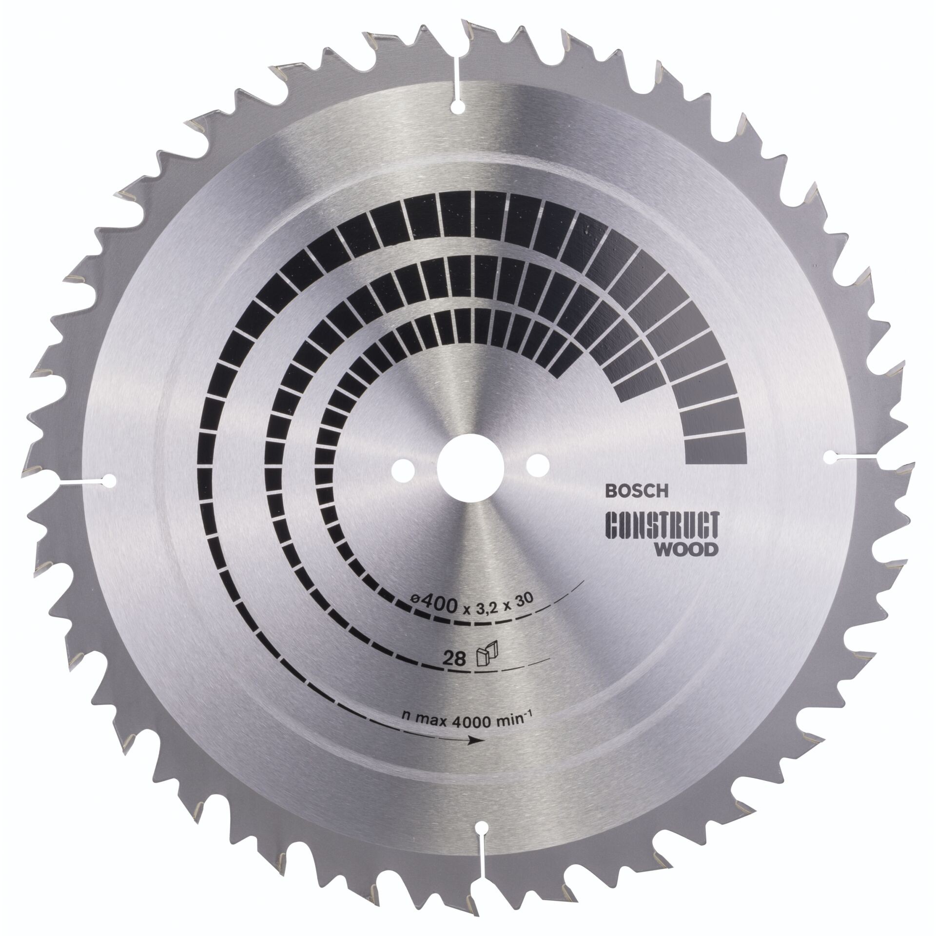 saw blade Construct Wood AD400mm Z.28 WZ Bohr.30mm Schnitt-B.3,2mm HM