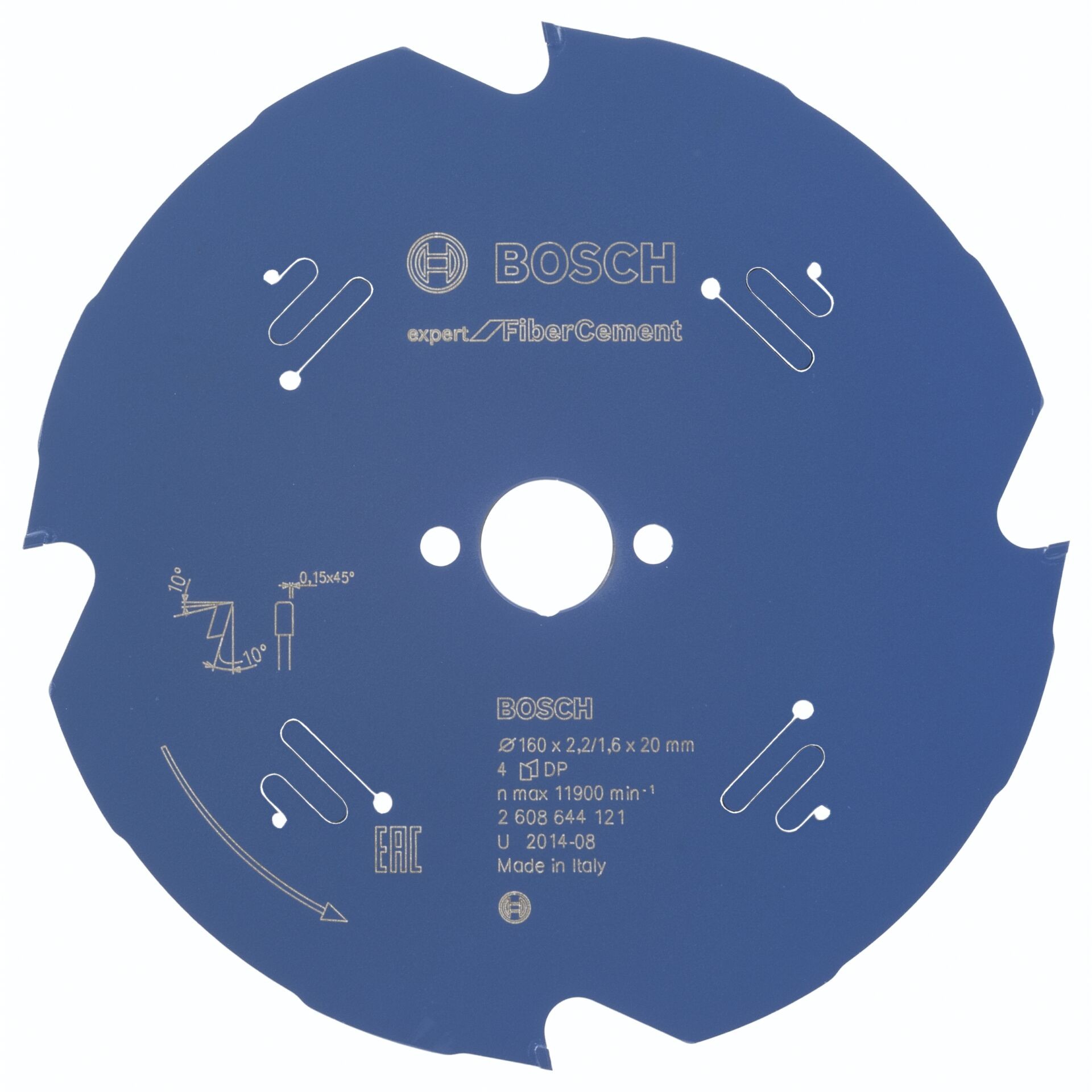 Bosch 2 608 644 121 lama circolare 16 cm 1 pz - Bosch 2 608 644 121,
