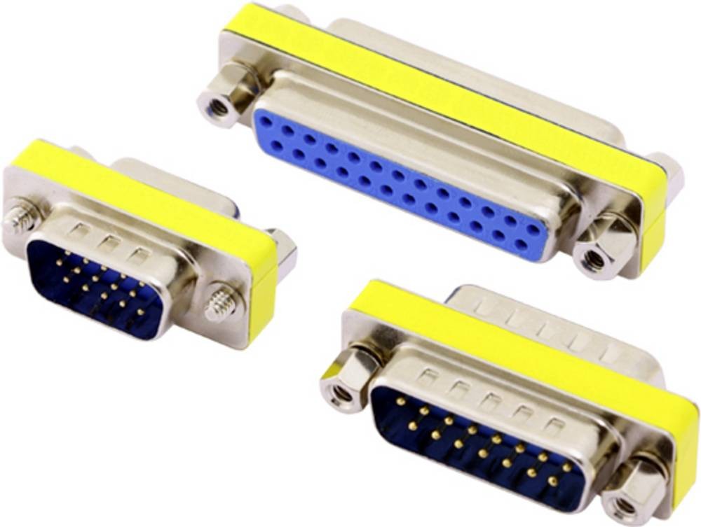 Encitech DMGC-0909-MF D-SUB adattatore D-SUB-Stecker 9pol. - D-SUB-
