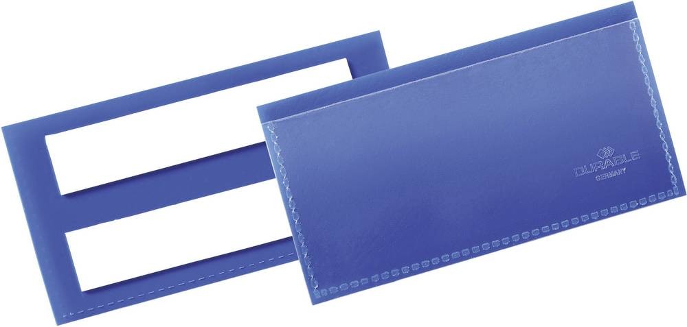 Durable 175907 Etikettentasche, selbstklebend Dunkelblau (B x H x T)