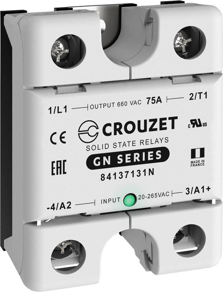 Crouzet Halbleiterrelais 84137131N 75A Schaltspannung (max.): 660 V/