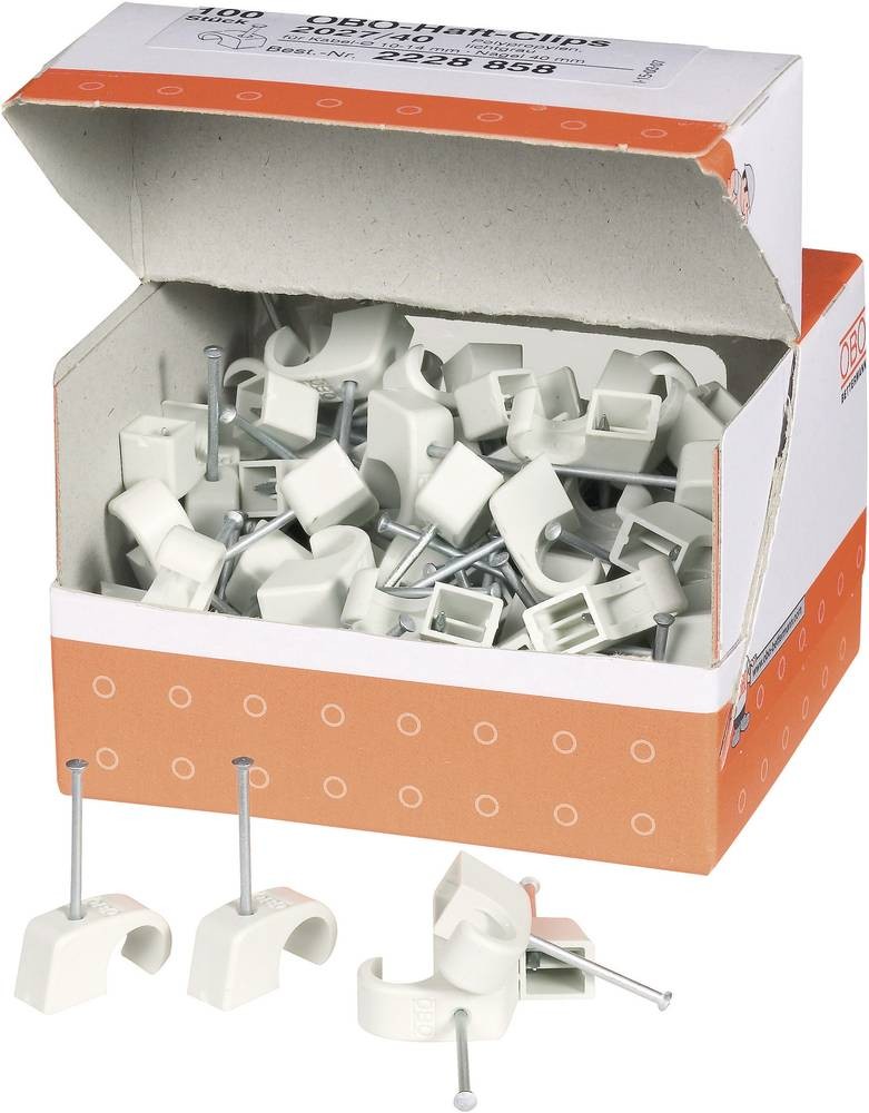 OBO Bettermann Nagelschellen 2228858 Bündel-Ø-Bereich 14 mm (max)