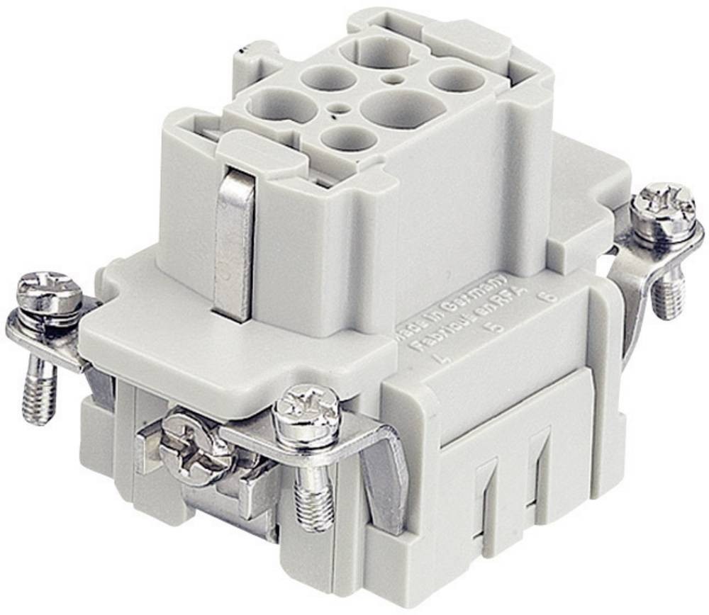 HARTING 09330062702 Buchseneinsatz Han E 6 + PE Crimpen 1 St.