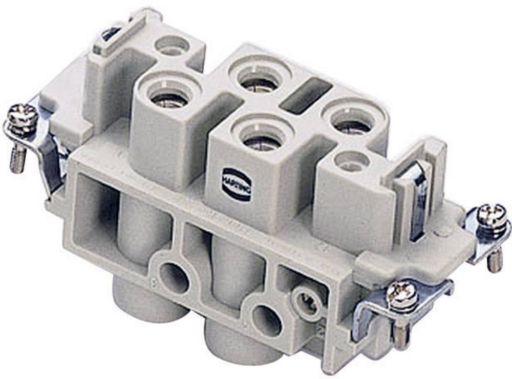 HARTING 09380062701 Buchseneinsatz Han Com 4 + 2 + PE Schrauben 1