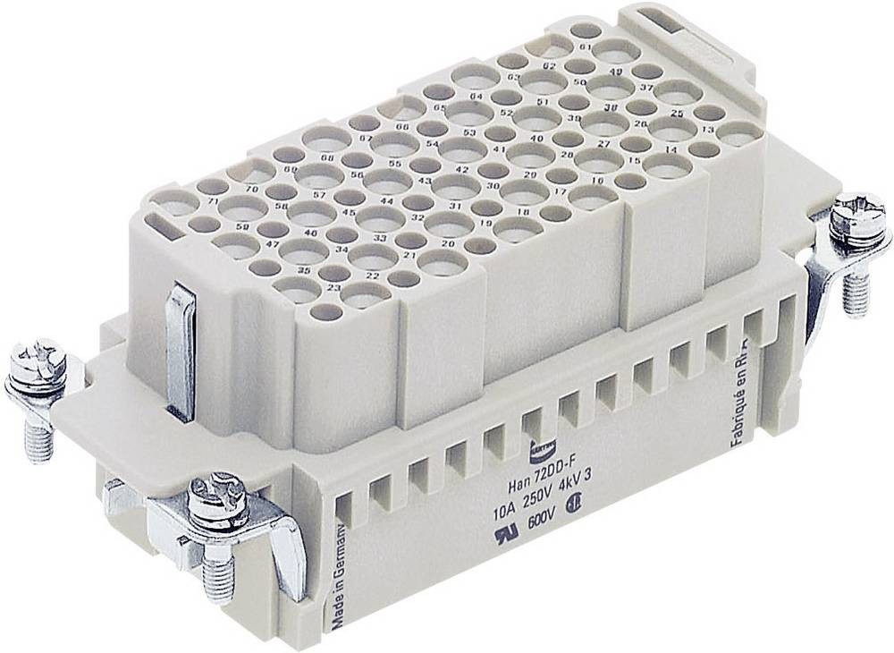 HARTING 09160723101 Buchseneinsatz Han DD 72 + PE Crimpen 1 St.
