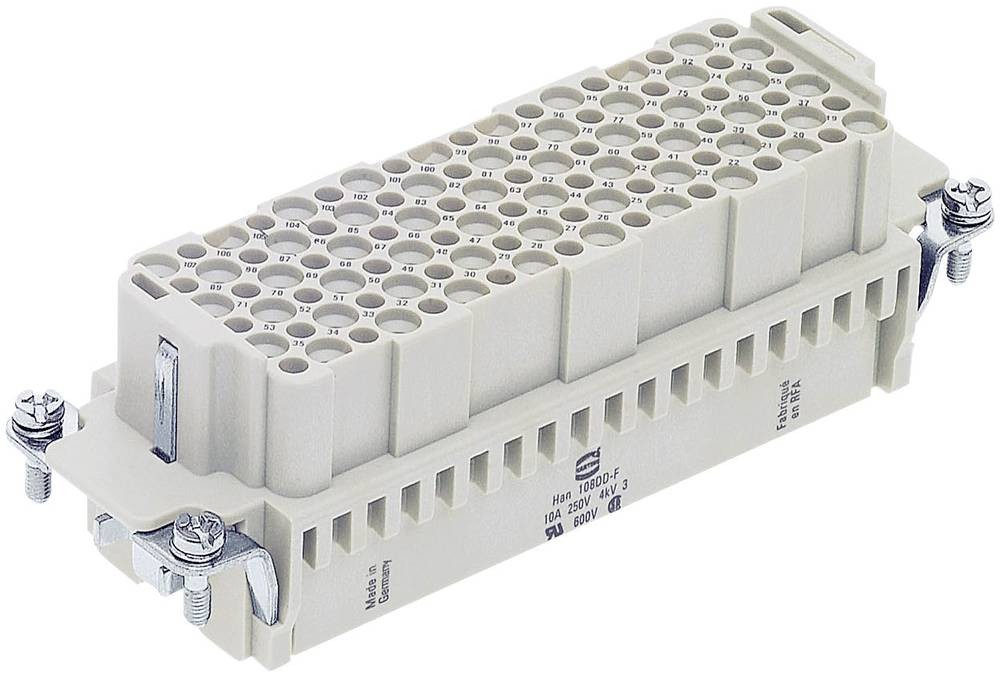 HARTING Han 108DD Buchseneinsatz (F) Crimpanschluss, 108-polig+PE