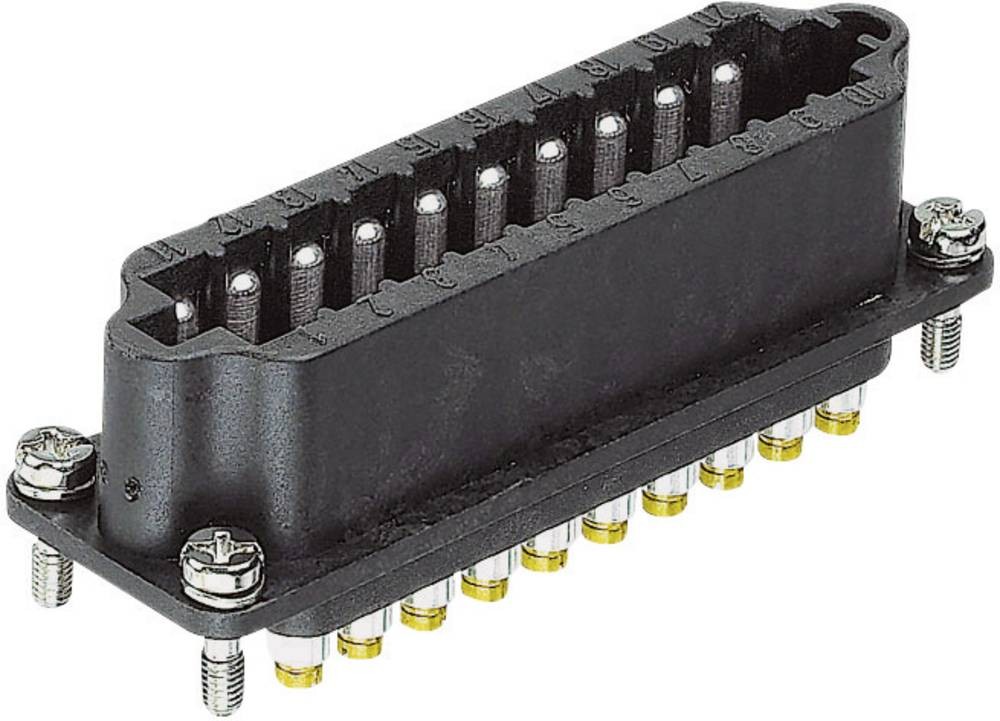 HARTING Han STAF20 Stifteinsatz (F) Schraubanschluss, 20-polig AC 25V