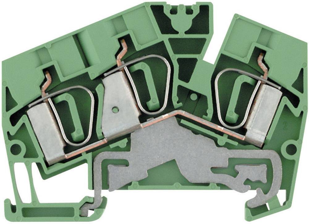 Weidmüller 1771360000-1 Schutzleiterklemme Zugfeder green-Gelb