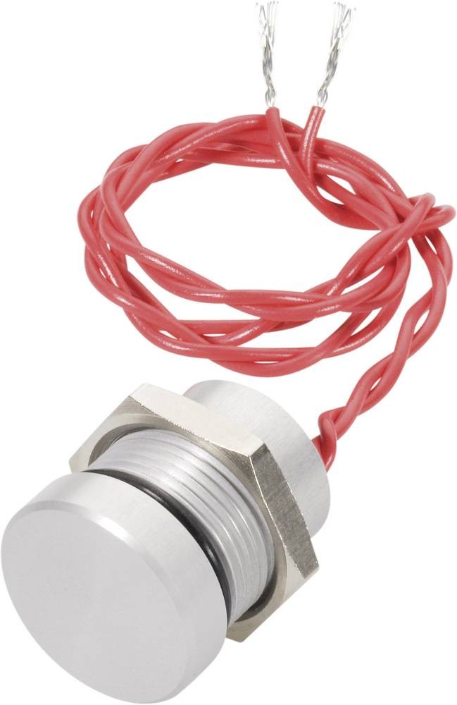 APEM Piezo Switch, SPST, IP68, Wire Lead, 200 mA 24 V dc, -40 - +75°